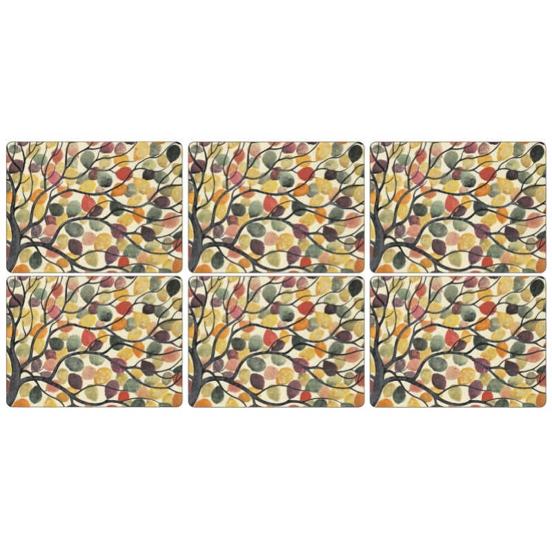 Pimpernel Set of 6 Dancing Branches Coasters/Placemats