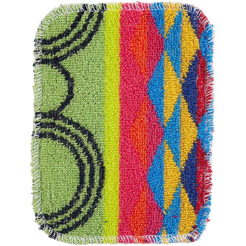 Multi coloured cotton scrubbing cloth