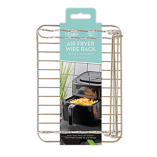 Cooke & Miller Rectangular Air Fryer Rack with Skewers
