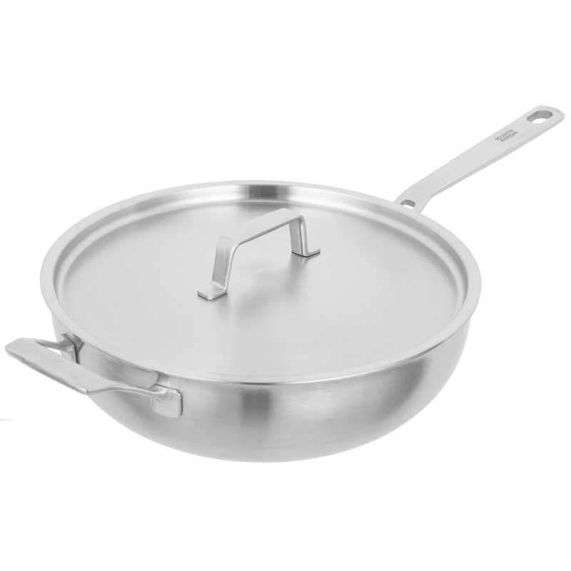 Kuhn Rikon Culinary Fiveply 28cm Wok/Chef's Pan Uncoated