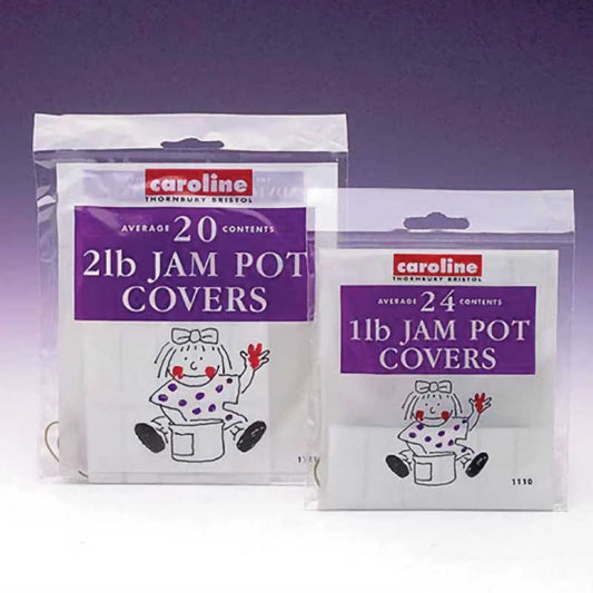 Caroline 1lb Jam Pot Covers (Pack of 24)