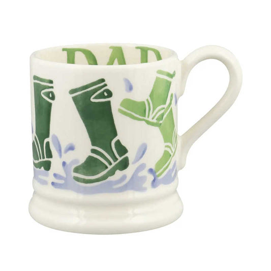 Emma Bridgewater Wellies Dad 1/2 Pint Mug