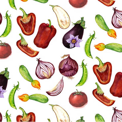 Mediterranean Vegetables Large Bone China Mug