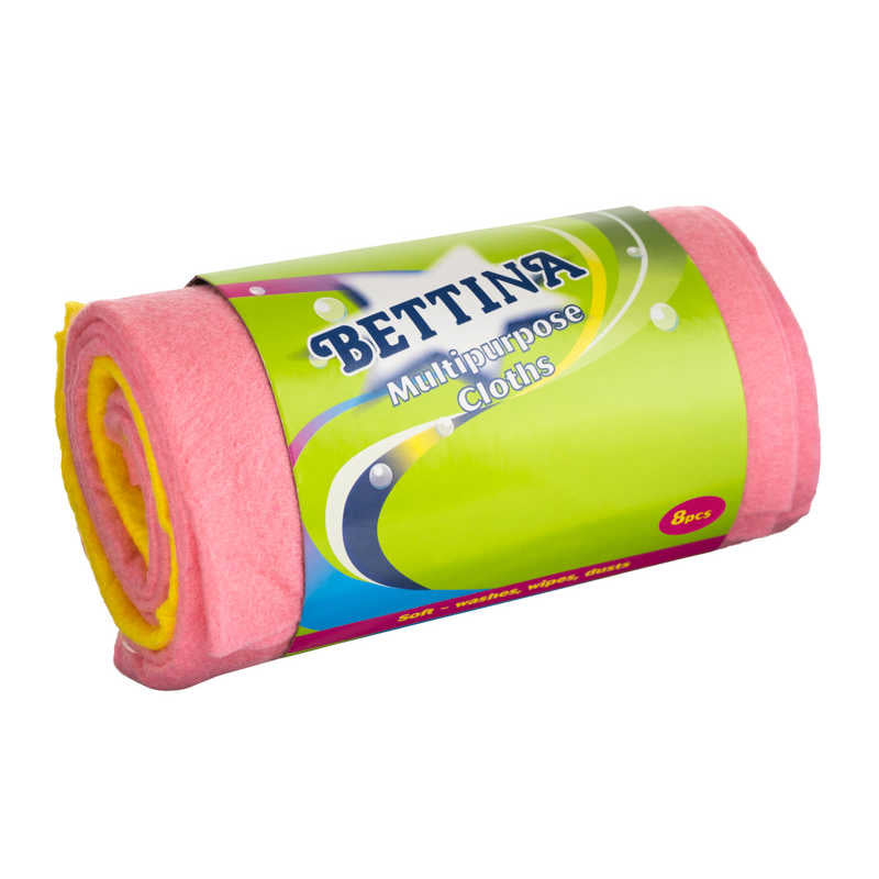 Bettina 8pc Multi Purpose Cloths