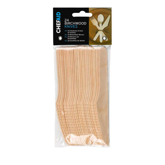 Chef Aid Birchwood Disposable Knives