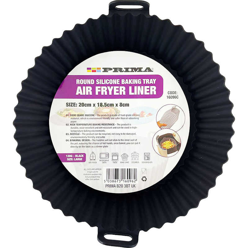 Prima Round Silicone Air Fryer Basket (L)