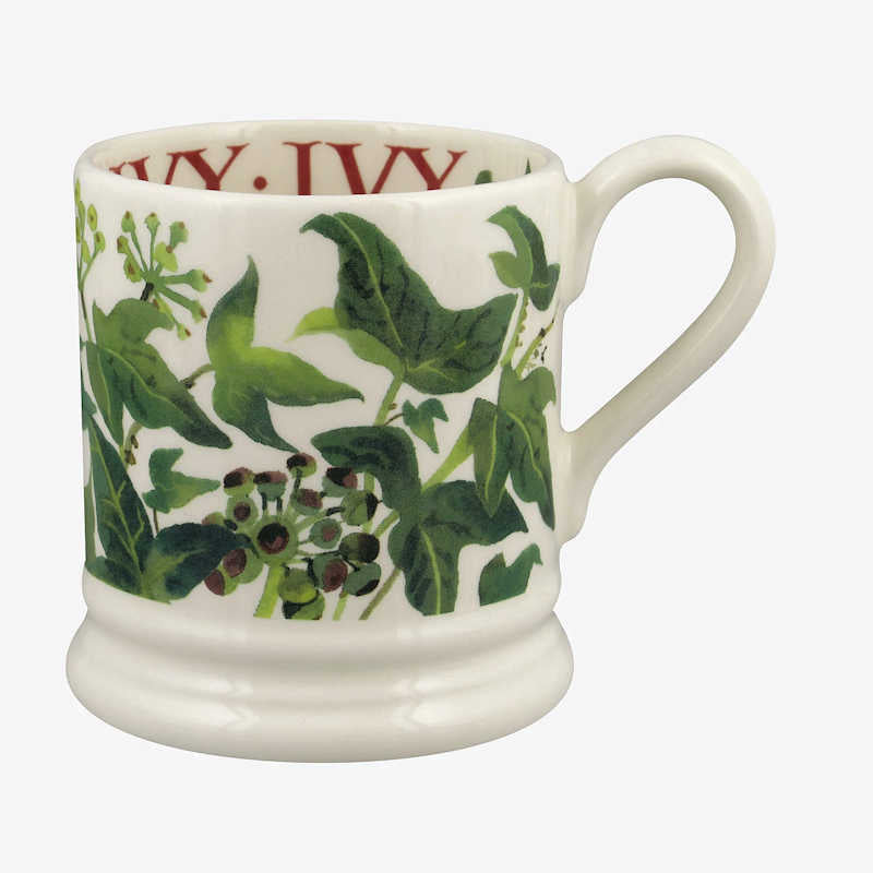 Emma Bridgewater Holly & Ivy Set of 2 1/2 Pint Mug