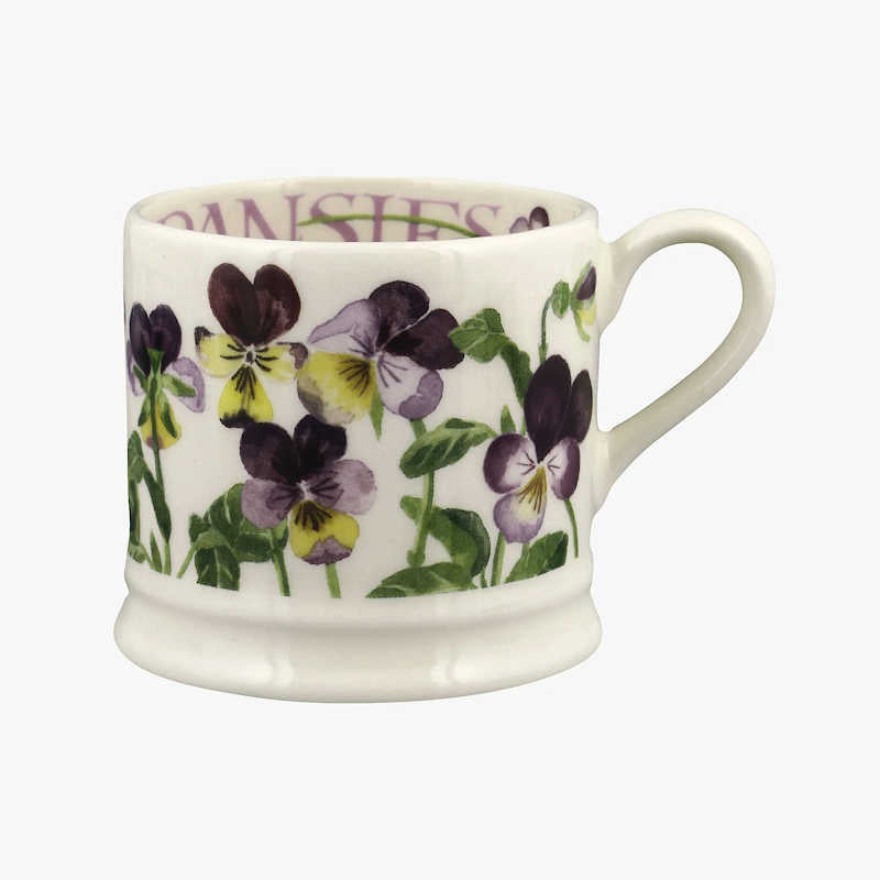 Emma Bridgewater Flowers Heartsease Pansies Small Mug