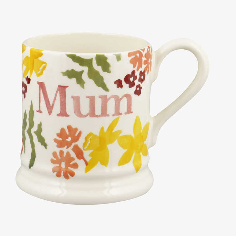 Emma Bridgewater Wild Daffodils 'Mum' 1/2 Pint Mug