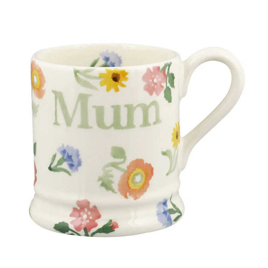 Emma Bridgewater Poppies & Pinks 'Mum' 1/2 Pint Mug