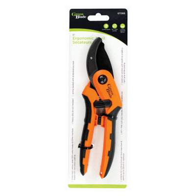 Green Blade 8" Ergonomic Bypass Secateurs