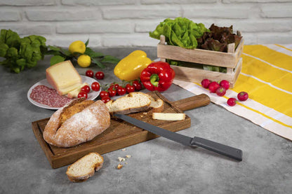 Kuhn Rikon Colori+ Bread Knife Grey