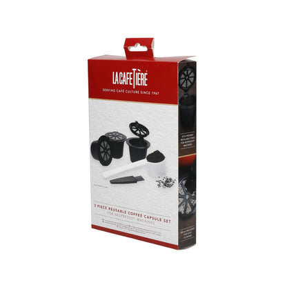 La Cafetiere Reusable Nespresso™️ Machine Coffee Pods, 3-Pack
