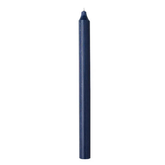 Cidex Rustic Dinner Candle Navy Blue