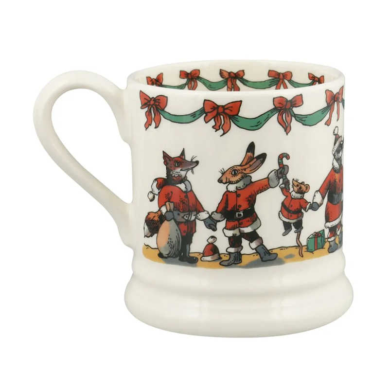 Emma Bridgewater Woodland Santa 1/2 Pint Mug
