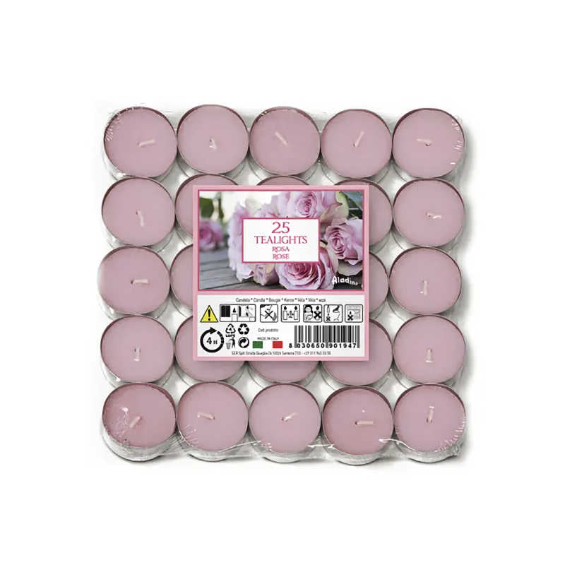 Prices Aladino Rose Scented Tealights