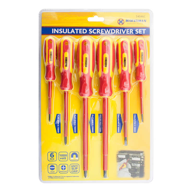 Marksman 6pc Insulated Screwdriver Set