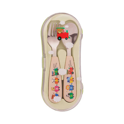 Viners All Aboard 2pc Kids Travel Cutlery + Case