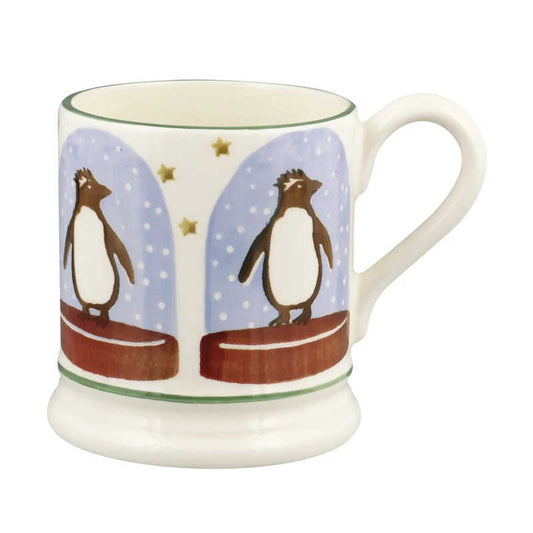 Emma Bridgewater Penguin Snowglobe 1/2 Pint Mug