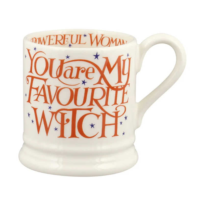 Emma Bridgewater Halloween Toast Favourite Witch 1/2 Pint Mug