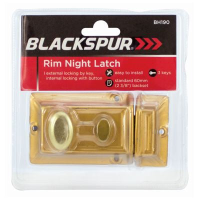 Blackspur Rim Night Latch