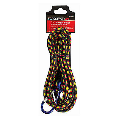 Blackspur 72" Bungee Strap With Carabiner Hook