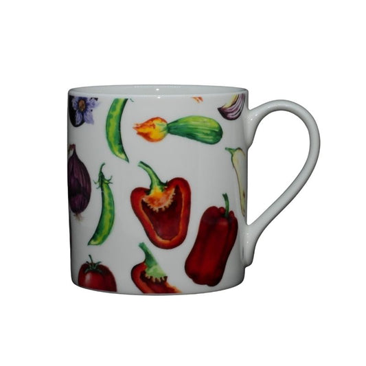 Mediterranean Vegetables Large Bone China Mug
