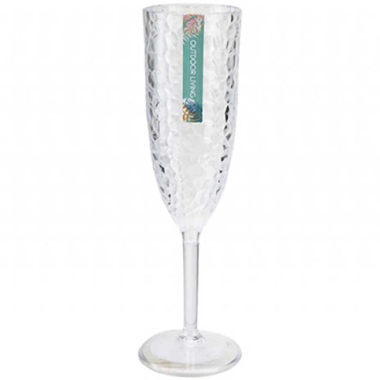 Outdoor Living Dimple Prosecco Glass