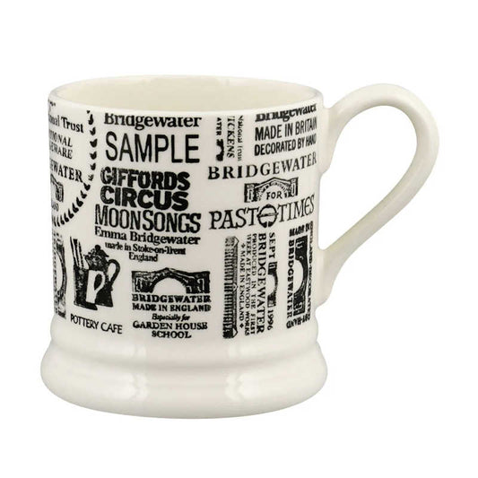 Emma Bridgewater Backstamps From 40 Years 1/2 Pint Mug