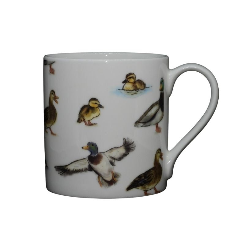 Ducks Chintz Large Bone China Mug