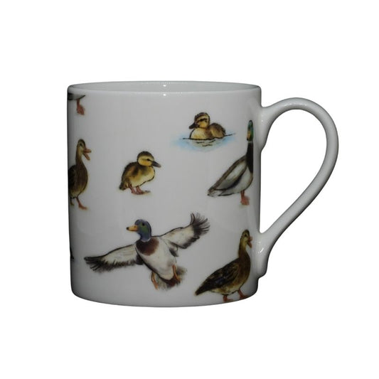 Ducks Chintz Large Bone China Mug