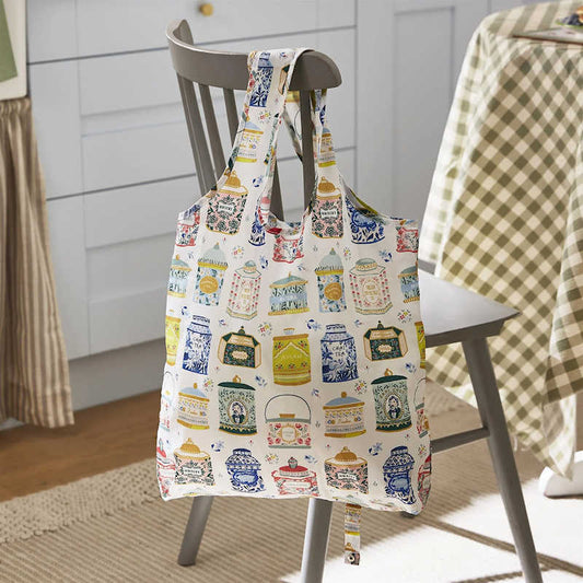 Ulster Weavers Tea Tins Foldable Tote Bag