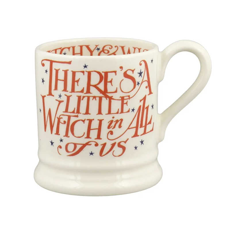 Emma Bridgewater Halloween Toast Little Witch 1/2 Pint Mug