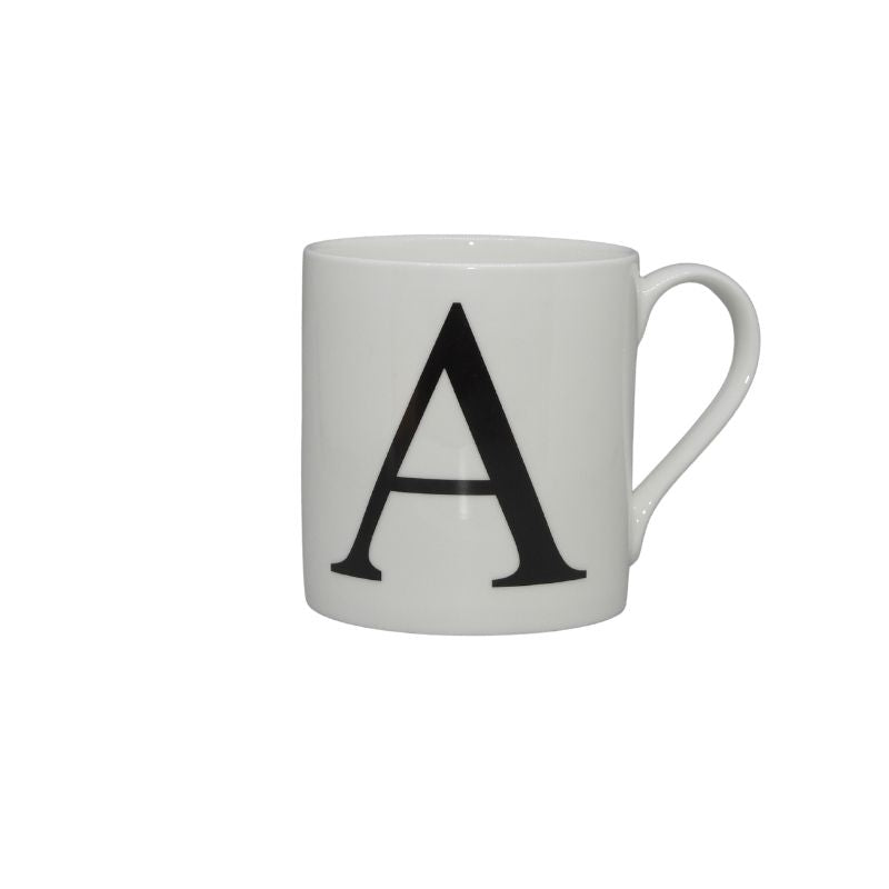 Bone China Alphabet Mug