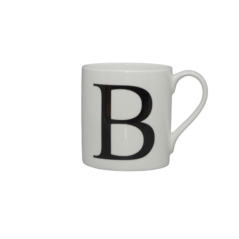 Bone China Alphabet Mug