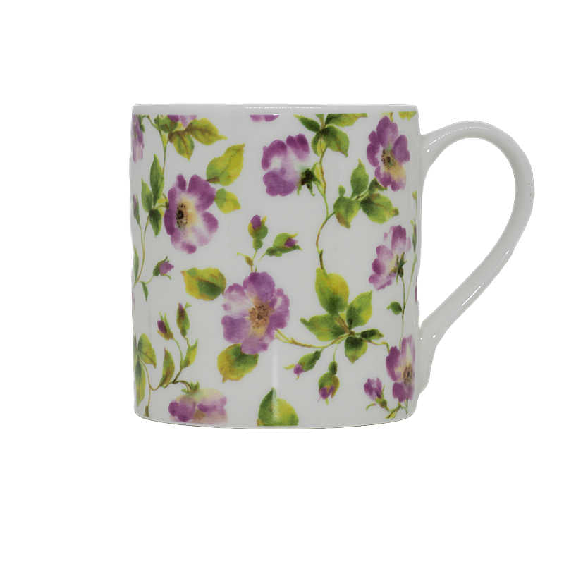 Briar Rose Bone China Decorated Mug