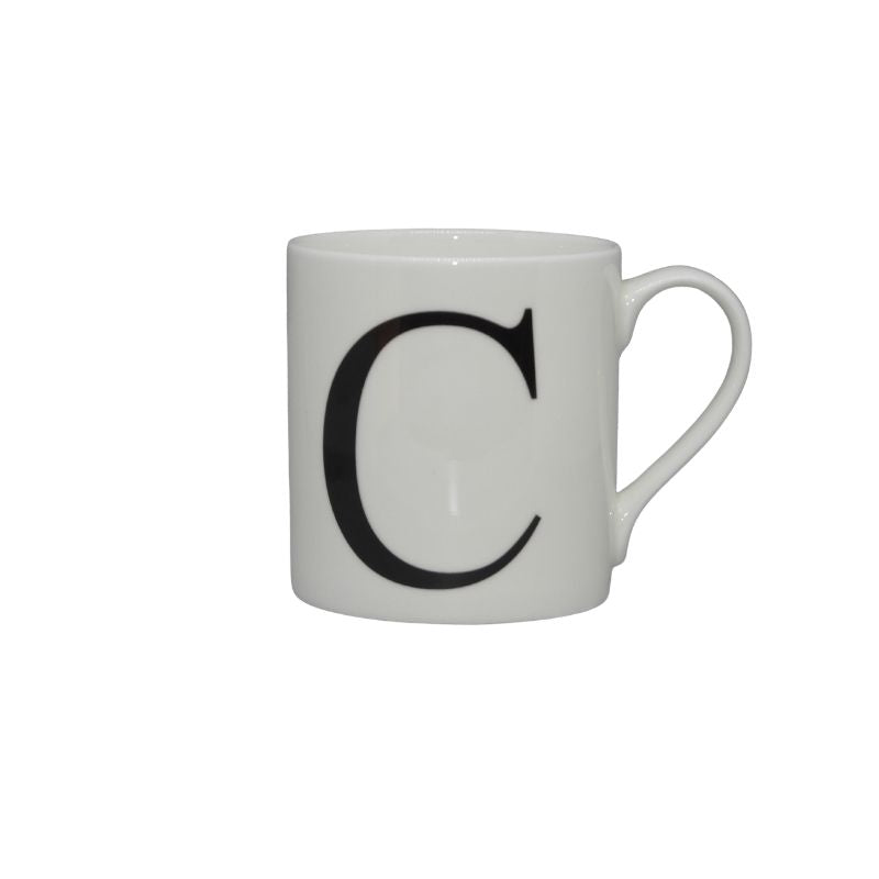 Bone China Alphabet Mug