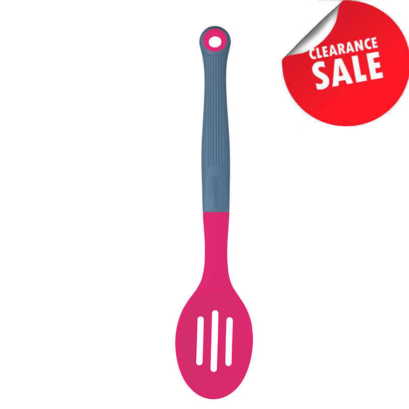 Colourworks Brights Silicone-Headed Slotted Spoon Assorted Colours