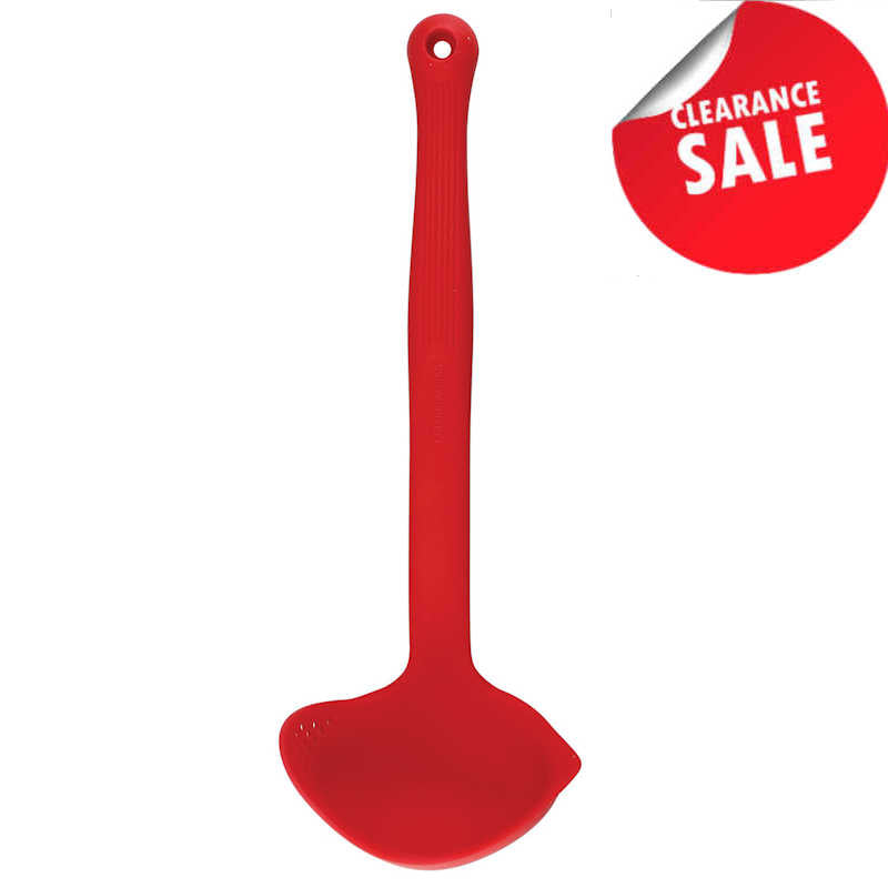 Colourworks Silicone Ladle with Pouring and Straining Lips Assorted Colours