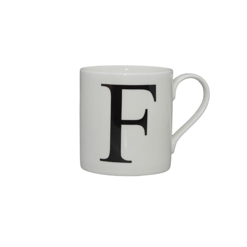 Bone China Alphabet Mug
