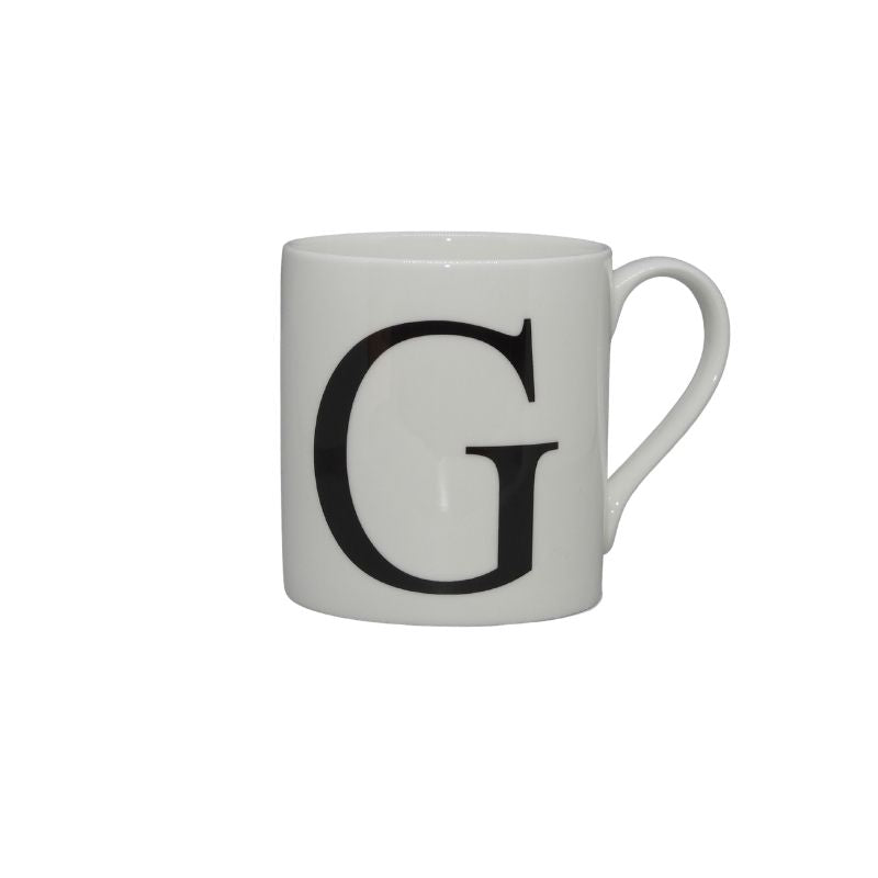 Bone China Alphabet Mug