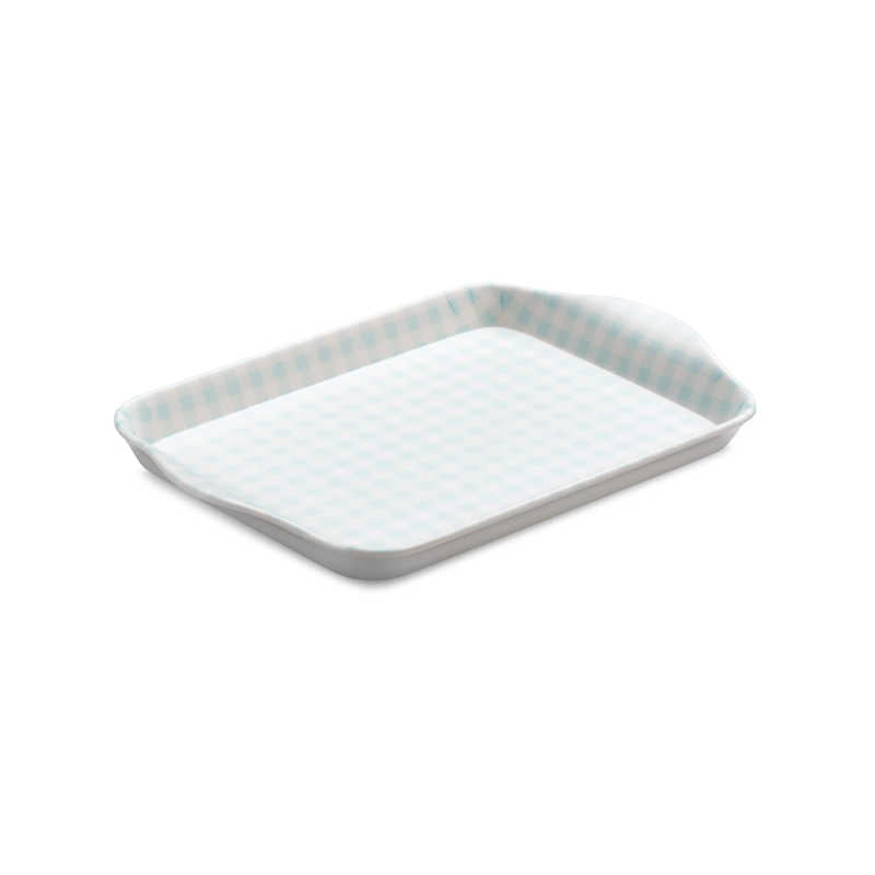 Zeal Mini Melamine Gingham Tray