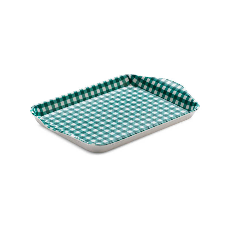 Zeal Mini Melamine Gingham Tray