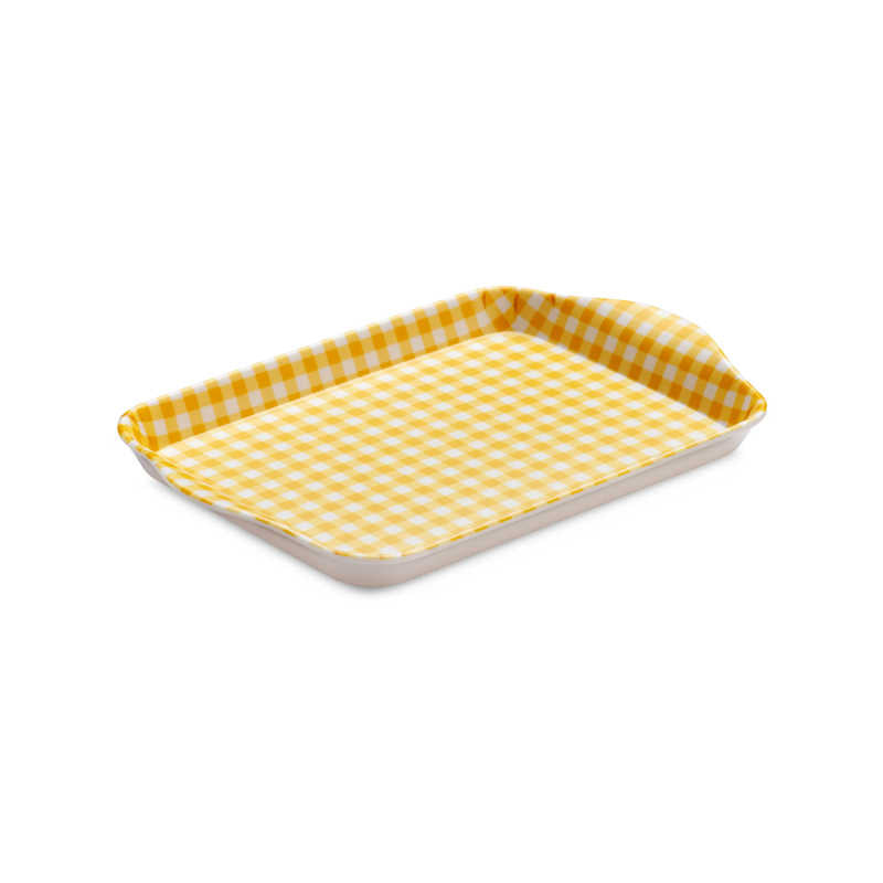 Zeal Mini Melamine Gingham Tray
