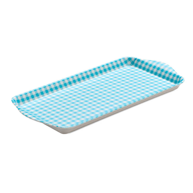 Zeal Melamine Gingham Sandwich Tray