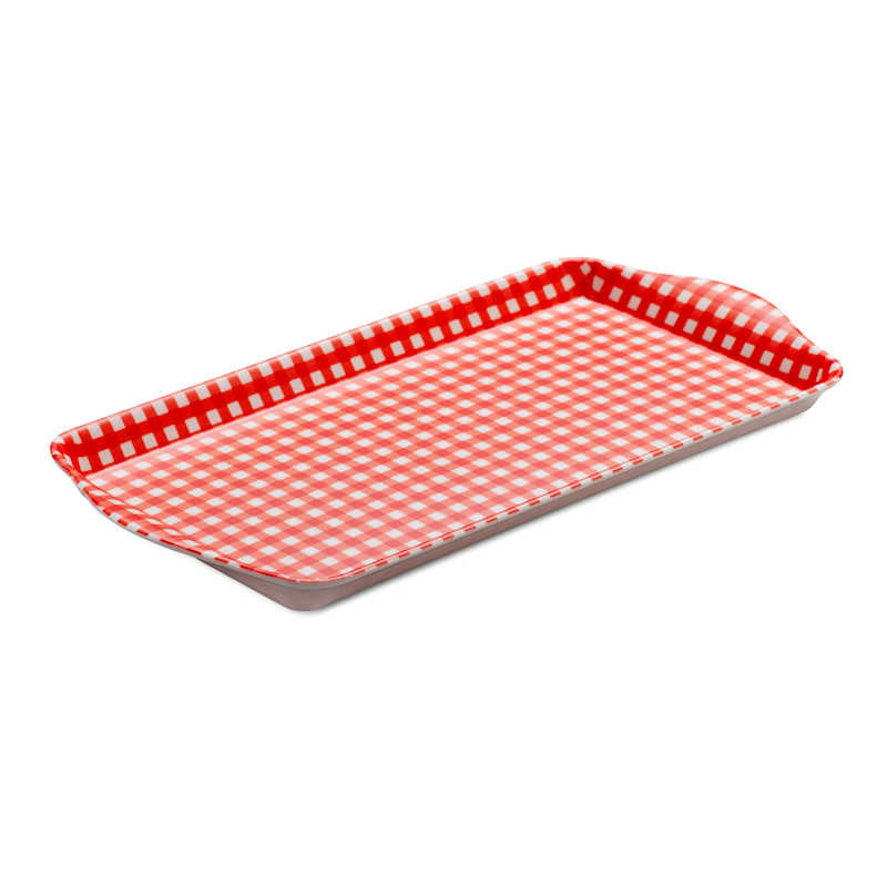 Zeal Melamine Gingham Sandwich Tray