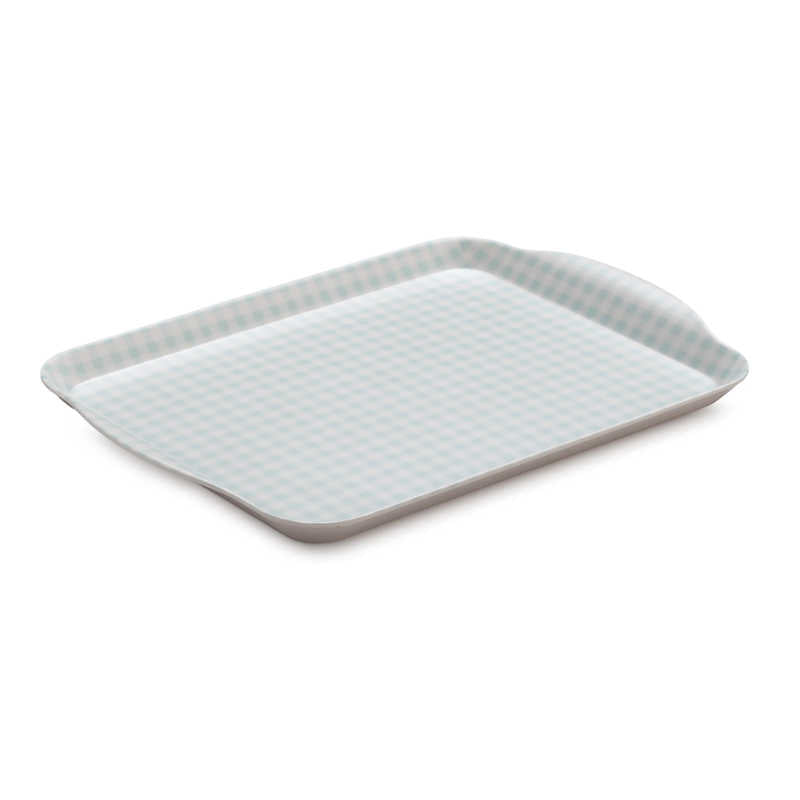 Zeal Melamine Small Gingham Tray