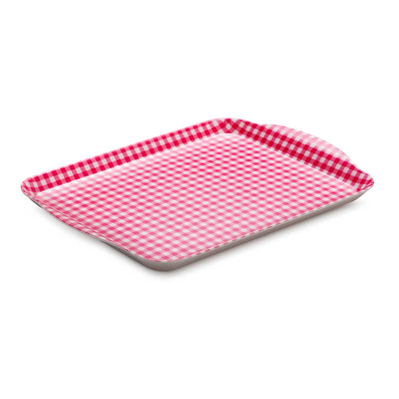 Zeal Melamine Small Gingham Tray