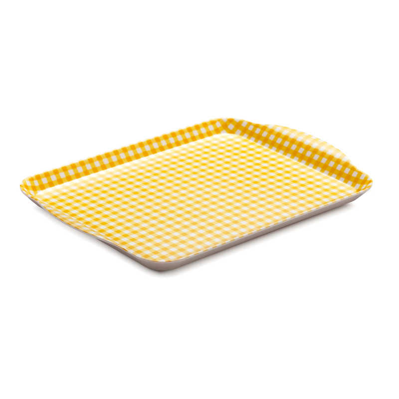 Zeal Melamine Small Gingham Tray