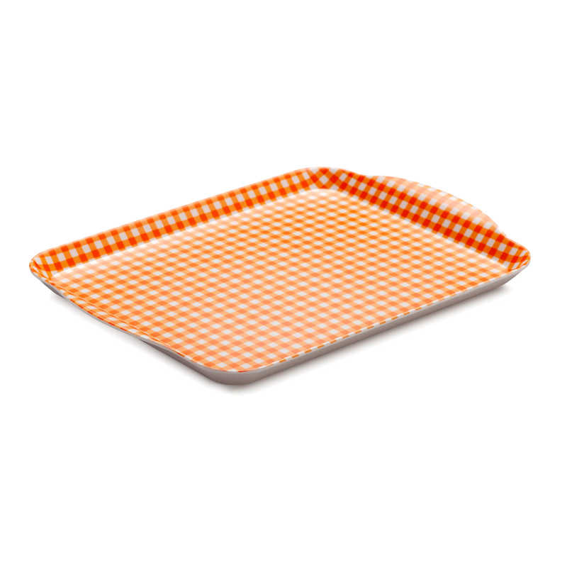 Zeal Melamine Small Gingham Tray